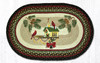 Earth Rugs OP-338 Christmas Birdhouse Oval Patch 20" x 30" Main image