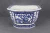 AA Importing Blue and White Centerpiece Planter Main image