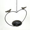 Set of 2 Rustic Metal Bird Hanging Planter Succulent Flower Basket Home Decor Additional image