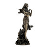 Bronzed Aphrodite with Doves on Scallop Shell Statue Additional image