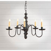 Country Inn Chandelier in Black Additional image