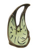 Cool Bronze Finish Melted Desk Clock Table Mantel Dali Main image