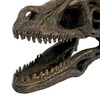 Velociraptor Statue Brown Resin Dinosaur Fossil Replica 7 Inch Decor Additional image