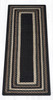 Earth Rugs RC-313 Mocha / Frappuccino Rectangle Braided Rug 2 Feet X 6 Feet Main image