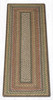 Earth Rugs RC-51 Fir Tonal Rectangle Braided Rug 2 Feet X 6 Feet Main image