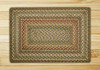 Earth Rugs RC-51 Fir Tonal Rectangle Braided Rug 4 Feet x 6 Feet Main image