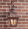 Town Crier Wall Light in Antique Copper - 3 Lights - Tinware Additional image