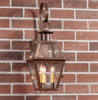 Town Crier Wall Light in Weathered Brass - 3 Lights - Tinware Additional image
