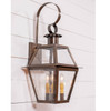 Town Crier Wall Light in Weathered Brass - 3 Lights - Tinware Additional image