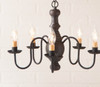 Lancaster Chandelier in Black Additional image