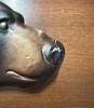 Metal Bear Wall Sculpture Rustic Woodland Forest Scene 19.5in Wall Decor Image of main defect