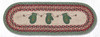 Earth Rugs OP-252 Mittens Oval Patch Runner 13" x 36" Main image