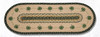 Earth Rugs OP-116 Shamrock Oval Patch Runner 13" x 36" Main image