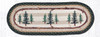 Earth Rugs OP-116 Tall Timbers Oval Patch Runner 13" x 36" Main image