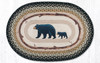 Earth Rugs OP-116 Mama & Baby Bear Oval Patch 20" x 30" Main image