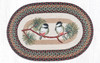 Earth Rugs OP-81 Chickadee Oval Patch 20" x 30" Main image