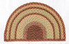 Earth Rugs SC-357 Burgundy / Gray / Cream Small Rug Slice 18" x 29" Main image