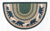 Earth Rugs SCP-116 Mama and Baby Bear Printed Slice 18" x 29" Main image