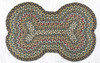 Earth Rugs DB-51 Fir / Ivory Large Dog Bone 18" x 28" Main image