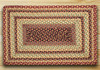 Earth Rugs RC-357 Burgundy / Gray / Cream Rectangle Braided Rug 3 Feet x 5 Feet Main image