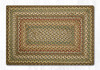 Earth Rugs RC-51 Fir Tonal Oblong Braided Rug 20" x 30" Main image