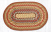 Earth Rugs C-300 Honey / Vanilla / Ginger Oval Braided Rug 20" x 30" Main image