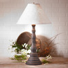 Irvin's Country Tinware Davenport Lamp in Hartford Black with Shade Additional image