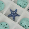 Blue Sand Dollar and Starfish Tic-Tac-Toe Game – Beach-Themed Accent Piece Additional image