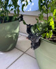 Set of Black Bear Planter Pot Hanging Decorative Figurines Resin Plant Decor Additional image