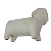 Dachshund Cement Planter White Dog Succulent Pot 8 Inch Indoor Tabletop Additional image