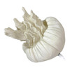 Jellyfish Table Lamp Matte White Resin Coastal Accent Light 10 in Tall Additional image