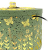 LED Tabletop Fountain Sage Green Metal Warm Light USB 7.5 Inch Round Additional image