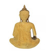 13 Inch Wooden Hand Carved Sitting Buddha Sculpture Zen Home Decor Meditation Additional image