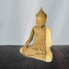 13 Inch Wooden Hand Carved Sitting Buddha Sculpture Zen Home Decor Meditation Lifestyle image 1