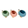 Hedgehog Planter Set of 3 Porcelain Succulent Pots with Drainage 4.5 Inch Additional image