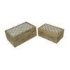 Set of 2 Hand Carved Marrakech Design Trinket Boxes Bohemian Decor Additional image
