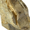 Scalloped Marble Bookends Set of 2 Natural Veined Stone 9 Inch Wide Felt Pads Additional image