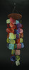 Set of Two 26 Inch Long Capiz Shell Hanging Wind Chimes Additional image