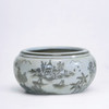 AAI Round Planter, Chinoiserie Scene, Brown Main image
