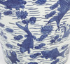 AA Importing Koi Pond Design Ginger Jar with Lid Additional image