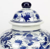 AA Importing Koi Pond Design Ginger Jar with Lid Additional image