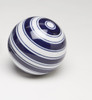 AA Importing 59876 Blue And White Porcelain Balls - Set Of 3 Additional image