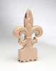 AA Importing Fleur De Lis Light Brown Finish Main image