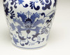 AA Importing 59777 10 Inch Blue And White Ginger Jar Additional image