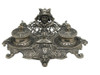 7 Inch Diameter Pewter Finish Inkwell Additional image