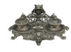 7 Inch Diameter Pewter Finish Inkwell Additional image