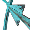 Zeckos 39 Inch Aqua Metal Compass Rose Wall Decor Additional image