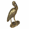 Gold Pelican Statue 16 Inch Tall Resin Bird Sculpture Coastal Decor Additional image