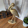 Gold Pelican Statue 16 Inch Tall Resin Bird Sculpture Coastal Decor Lifestyle image 5