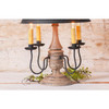 Jamestown Wood Table Lamp - Buttermilk - Metal Shade Additional image